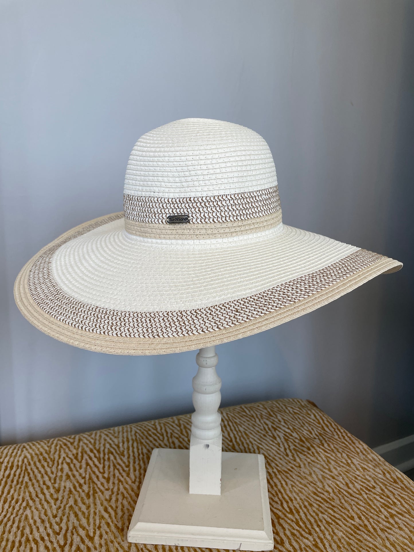A195-3190A - 5” Brim Hat - Ivory