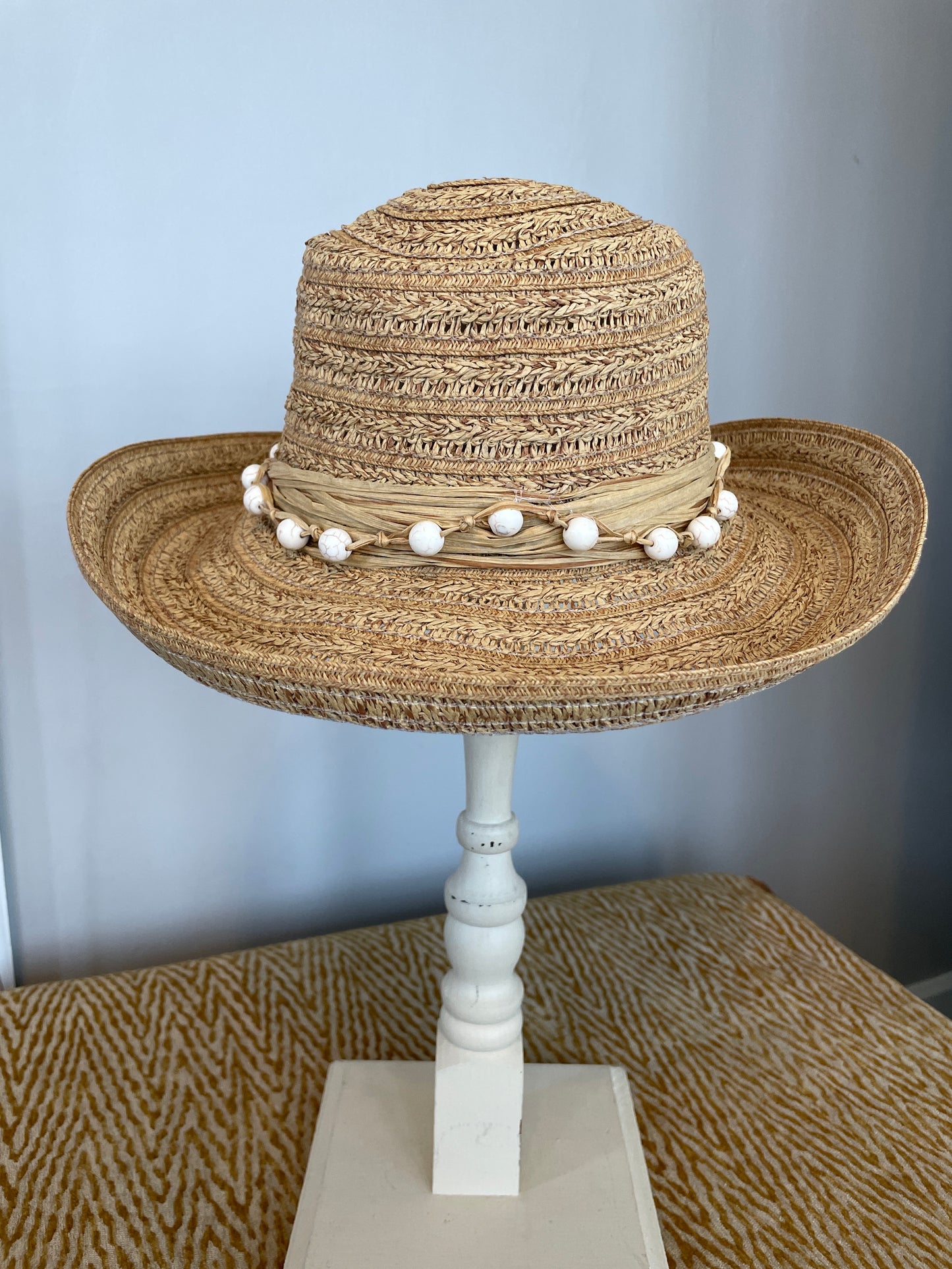 A195-2849B - 4” Brim Hat - Tan