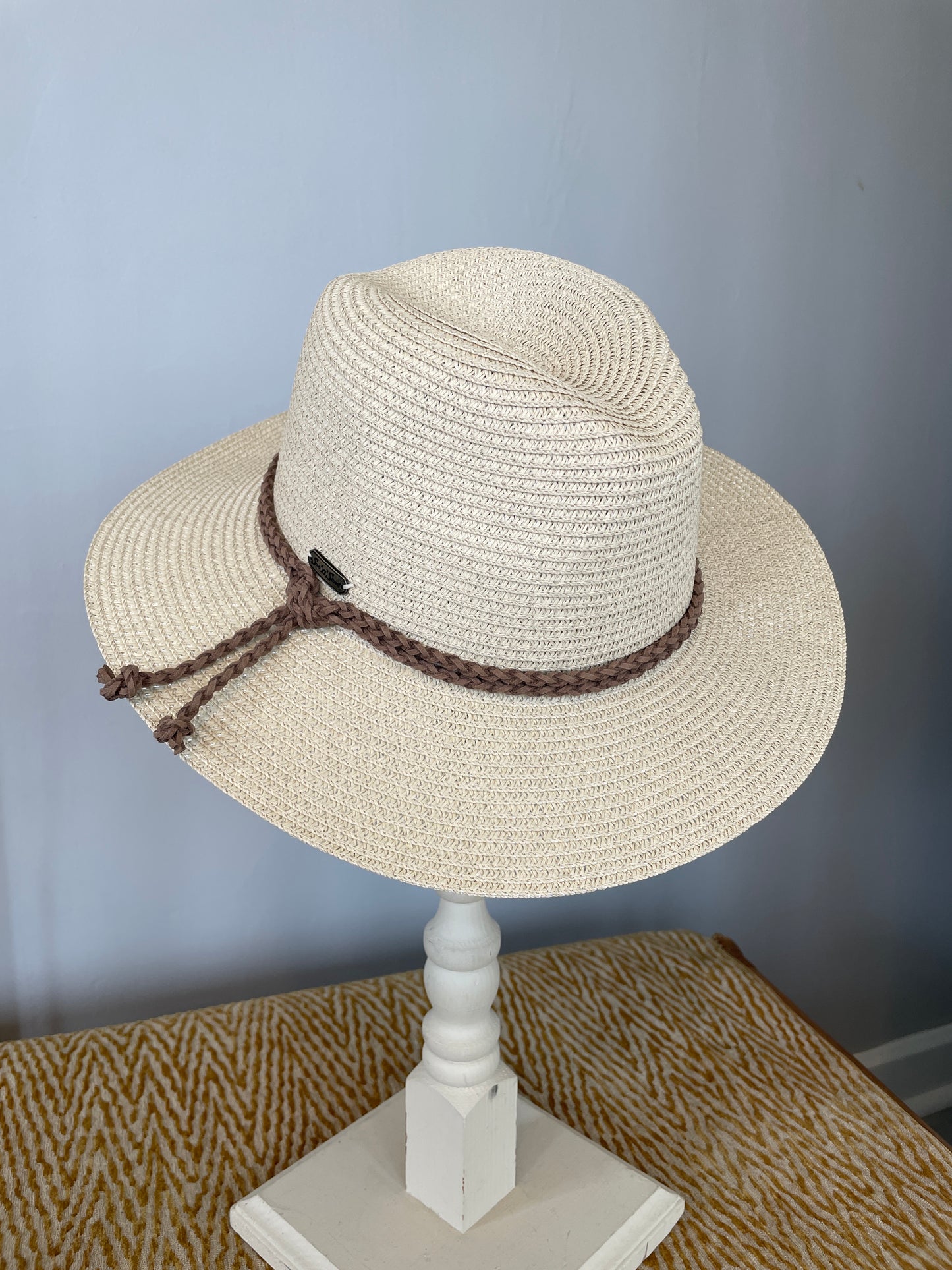 A195-2213A - 3” Brim Safari Hat - Natural