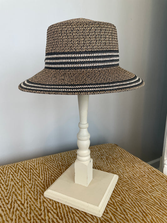 A195-3160B - 3” Brim Bucket Hat - Black