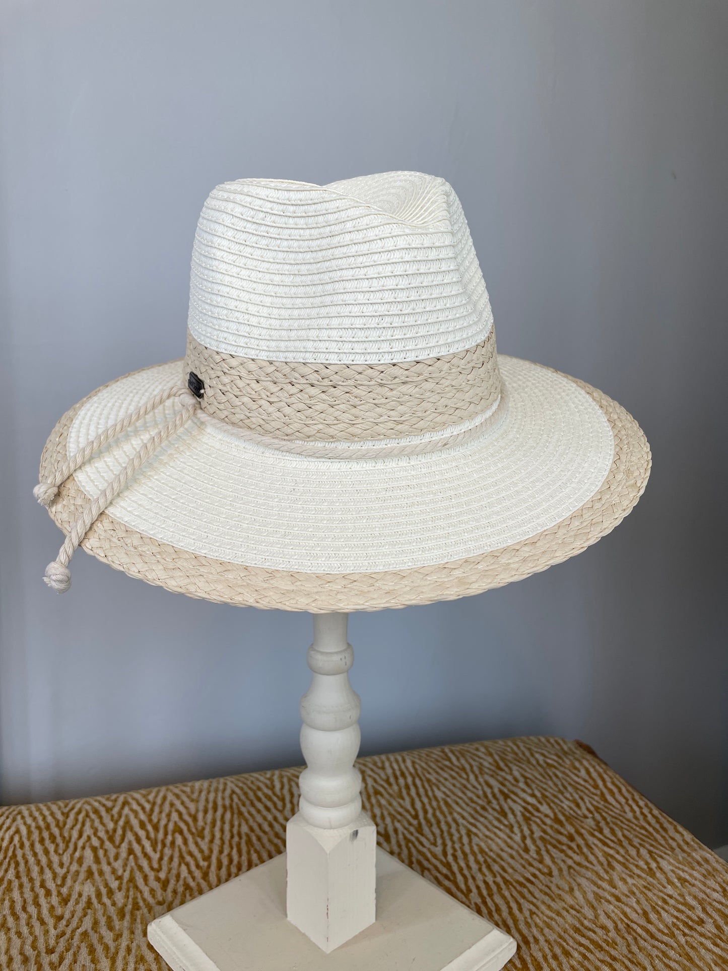 A195-3268A - 3” Brim Safari Hat - Ivory
