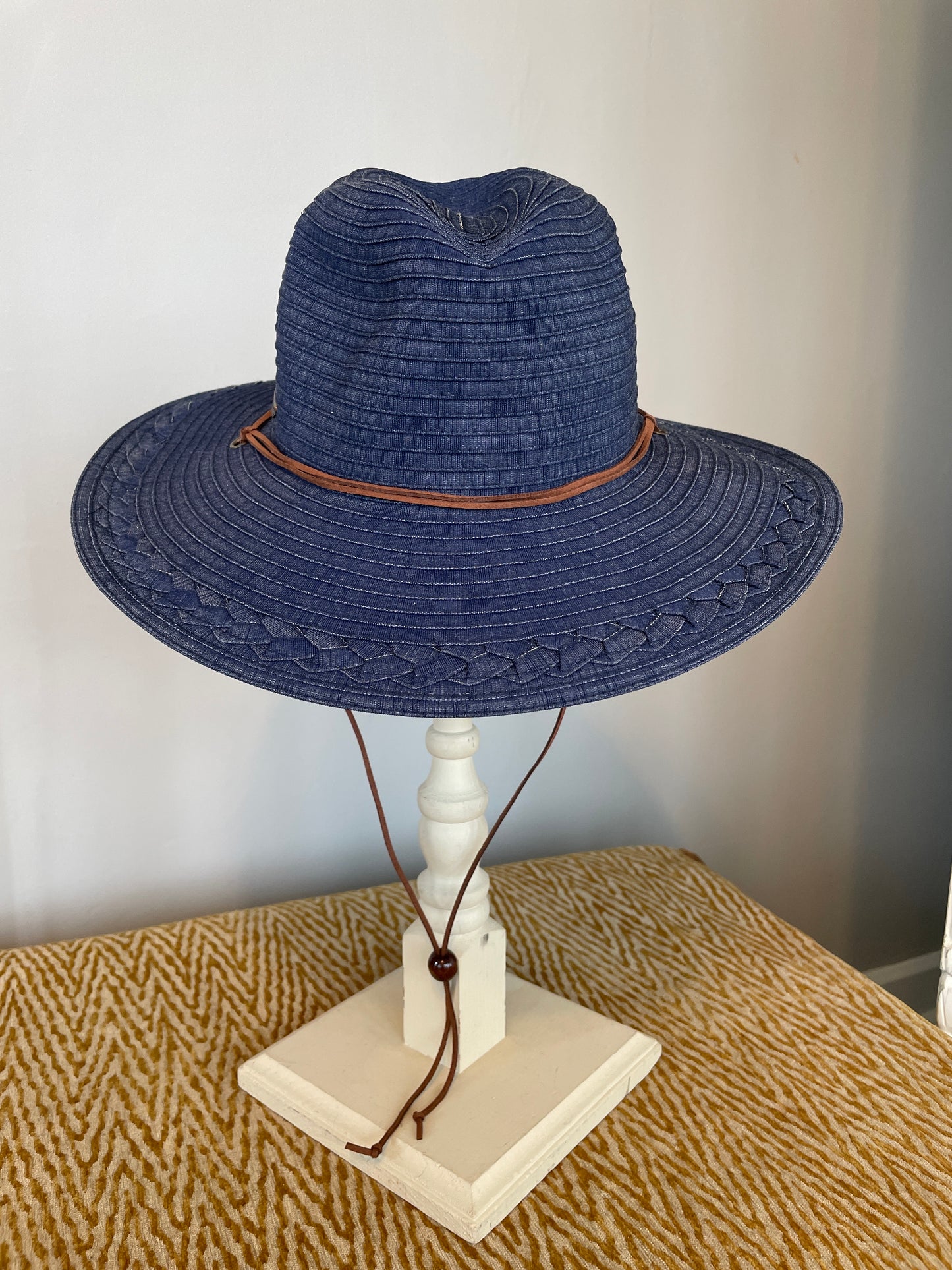 A195-2965 - 3.5” Brim Safari Hat - Blue
