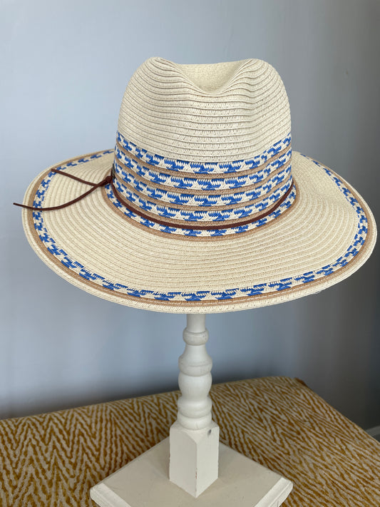 A195-2901B - 3.5” Brim Safari Hat - Blue