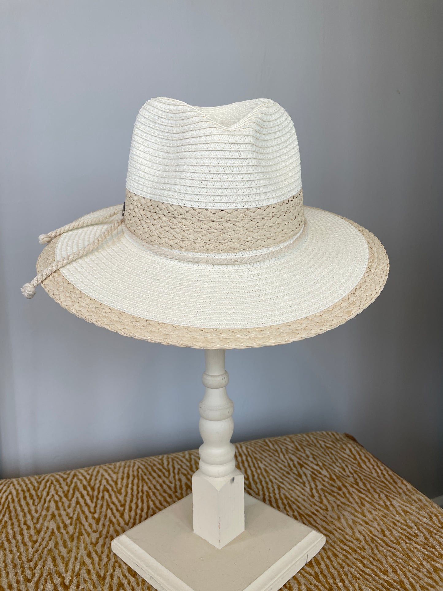 A195-3268A - 3” Brim Safari Hat - Ivory