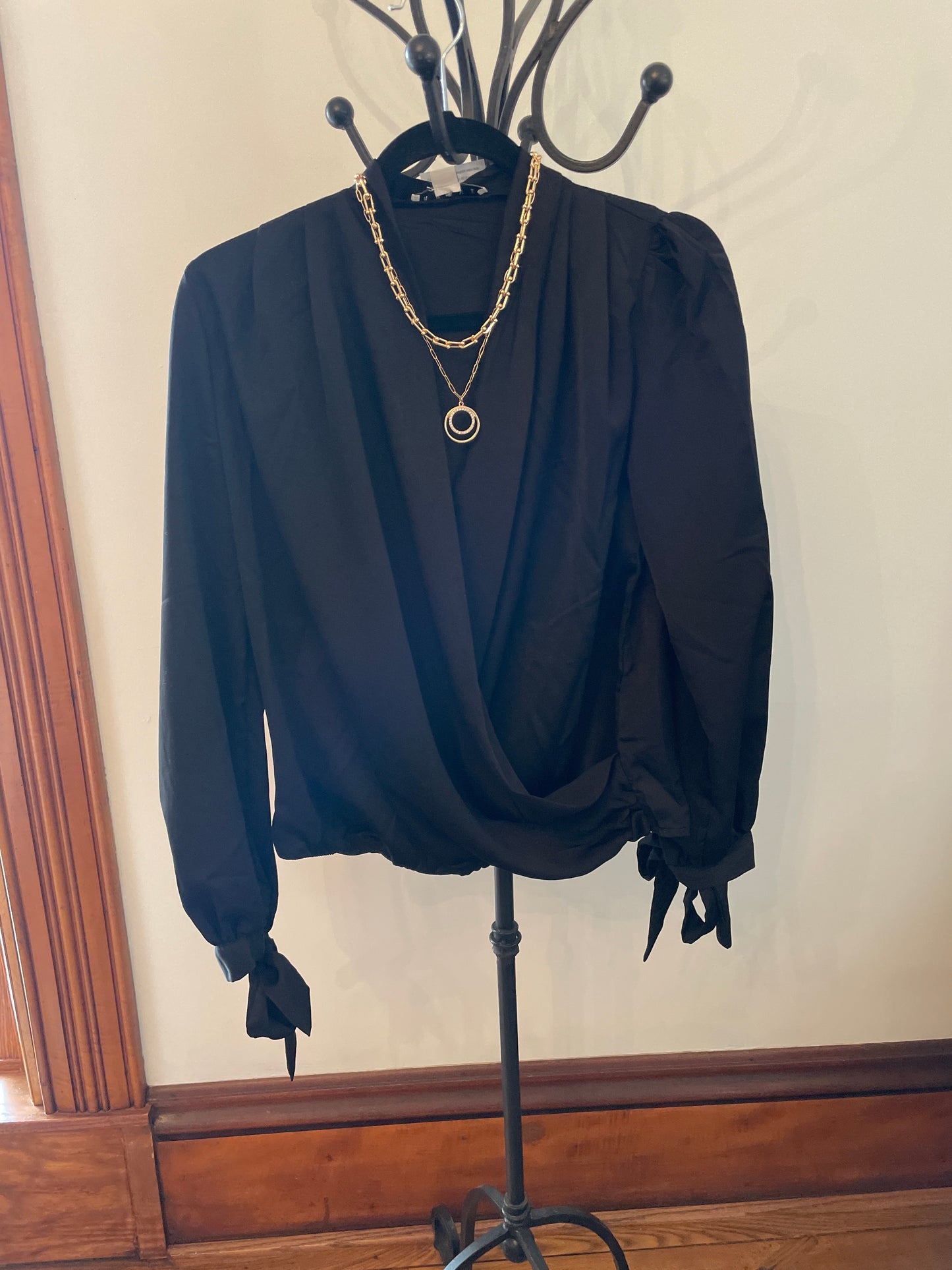 Long Sleeve Wrap Shirt
