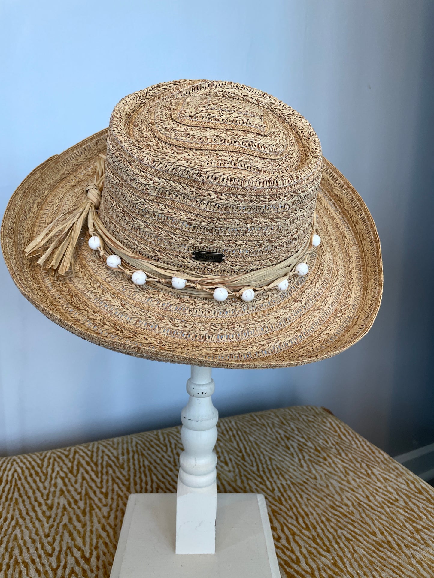 A195-2849B - 4” Brim Hat - Tan