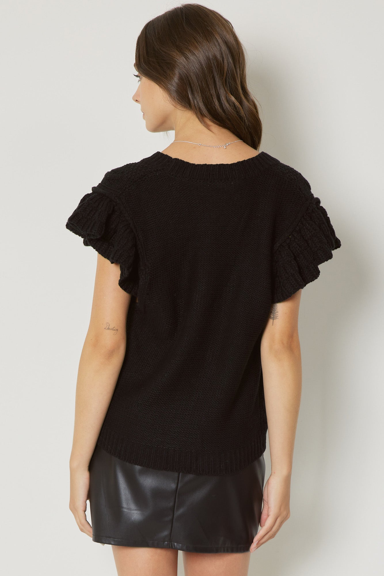 Button Up Sweater Top