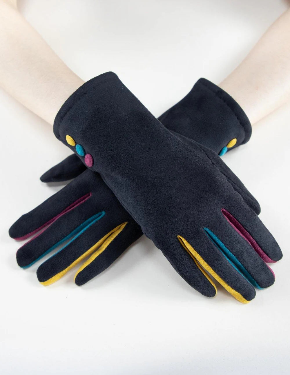 3 Color Gloves - BK/YL