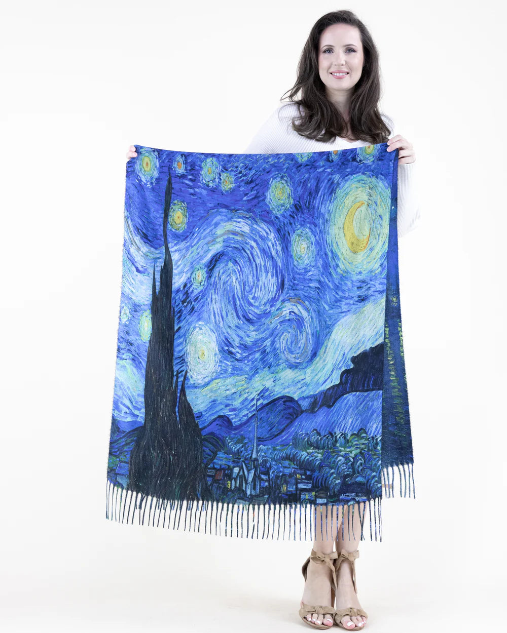 Museum Starry Night Scarf - 2 Sided