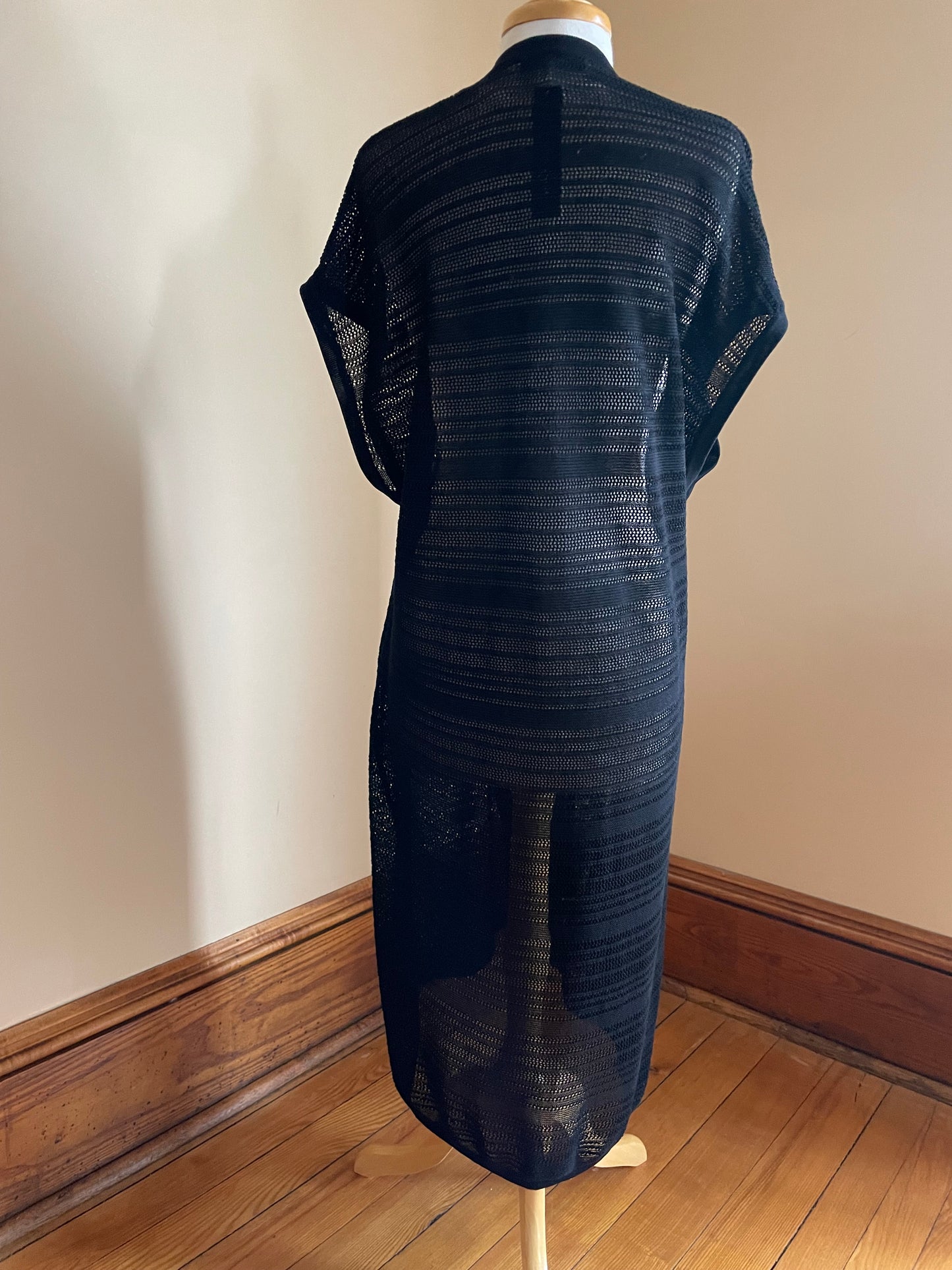 Crochet Cardigan - Black