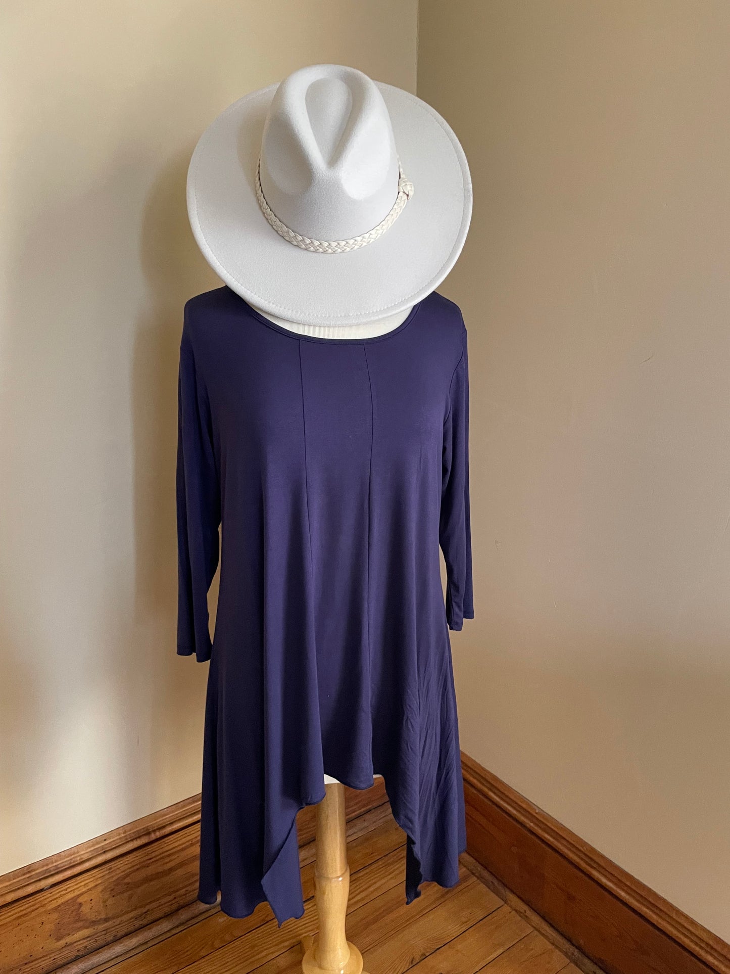 Assymetric Tunic- Blue