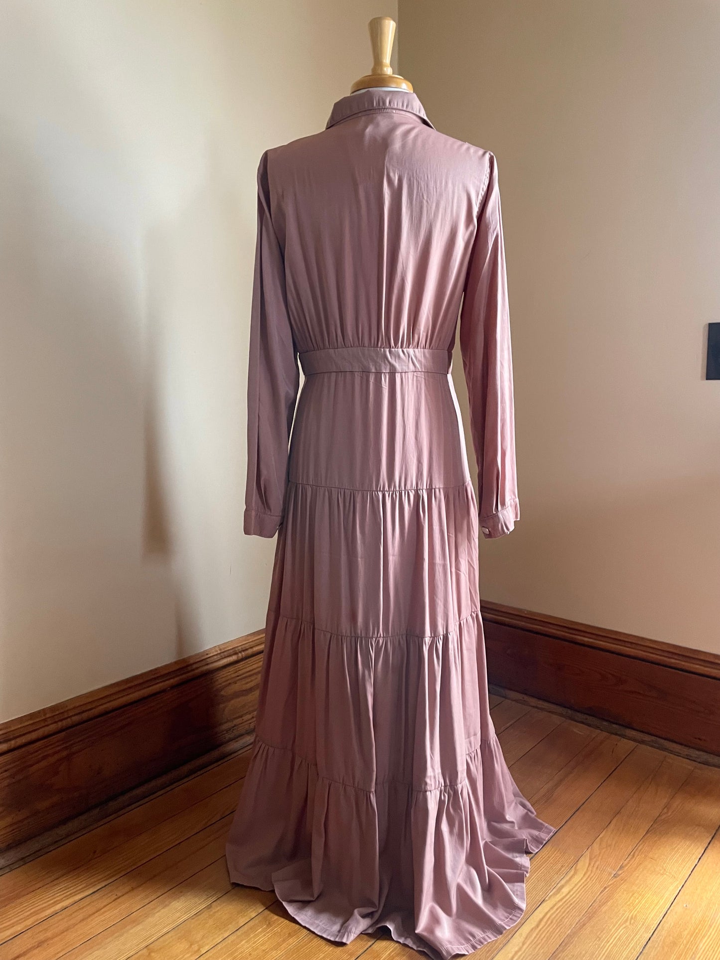 Tiered Dress - Light Clay