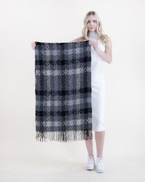 Plaid Scarf Grey