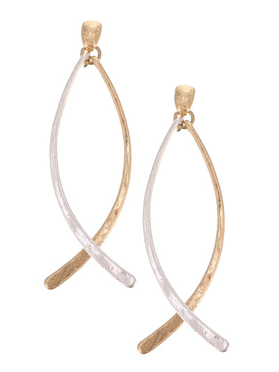 W400-ME10168WGWS - Casting Post Earrings