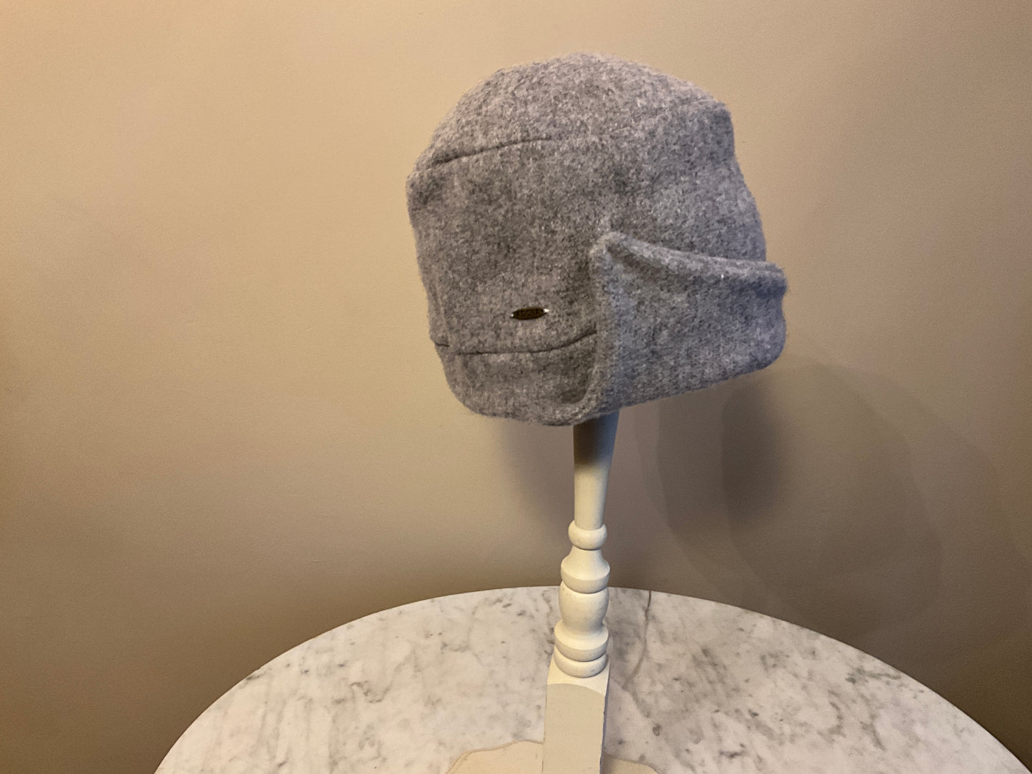 A195-AD1445D- Grey Soft Wool Cloche Hat