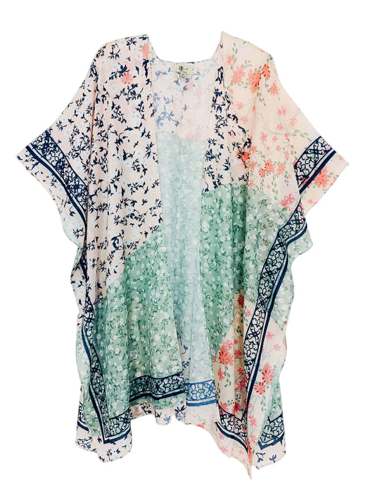 J450 - Daisy Patchwork Kimono