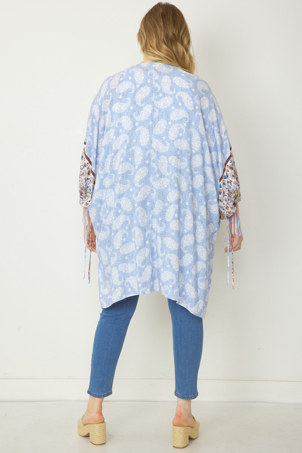 Paisley Print Kimono