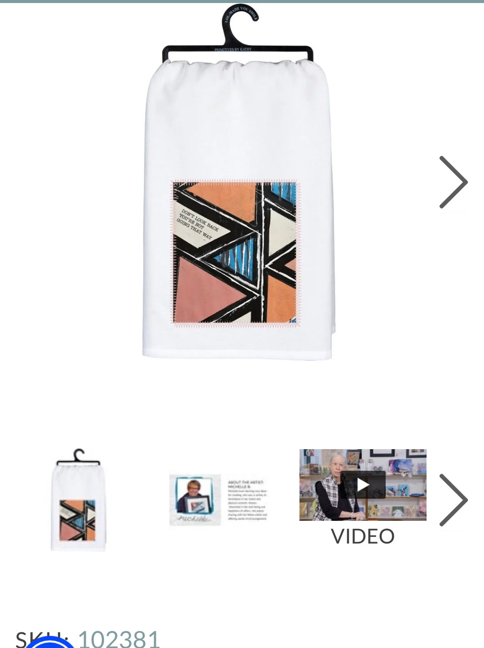 Kitchen Towel Don’t Look