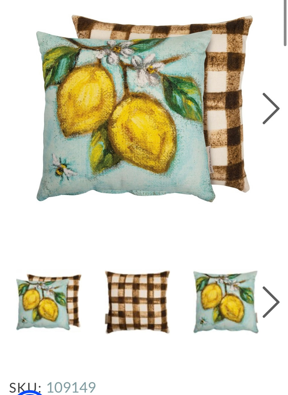 Pillow - Lemons