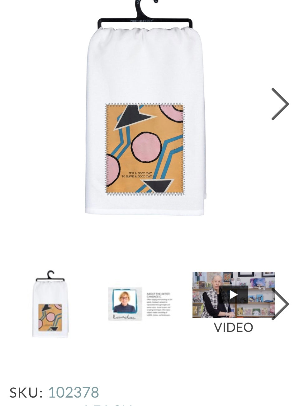 Kitchen Towel Good Day
