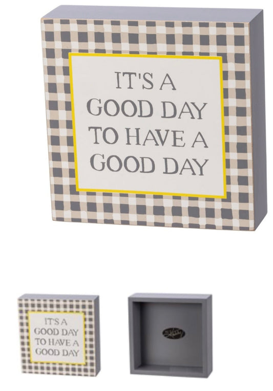 Box Sign Good Day