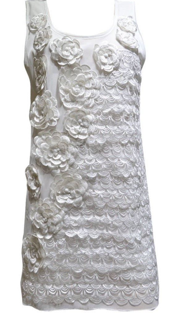 Tunic Floral - Ivory