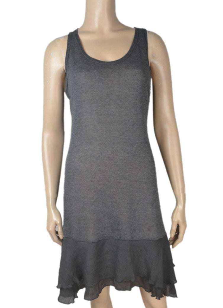 Trim Tank Tunic - Gray