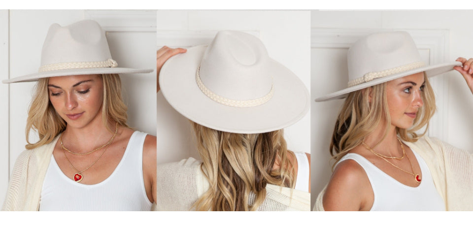 Coyote Pass Fedora - Cream