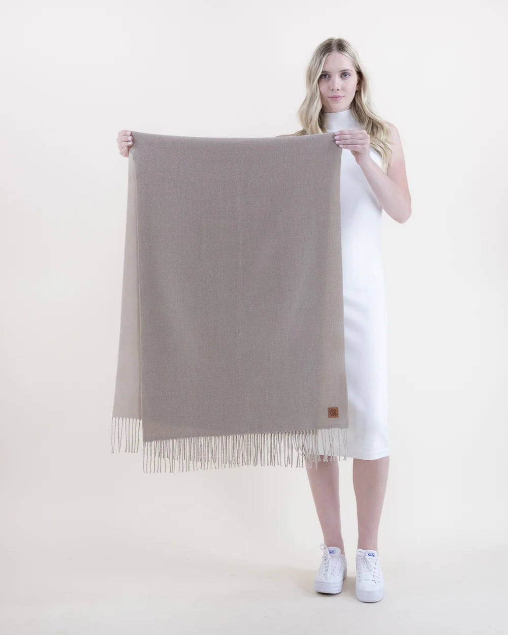 Reversible Scarf Beige