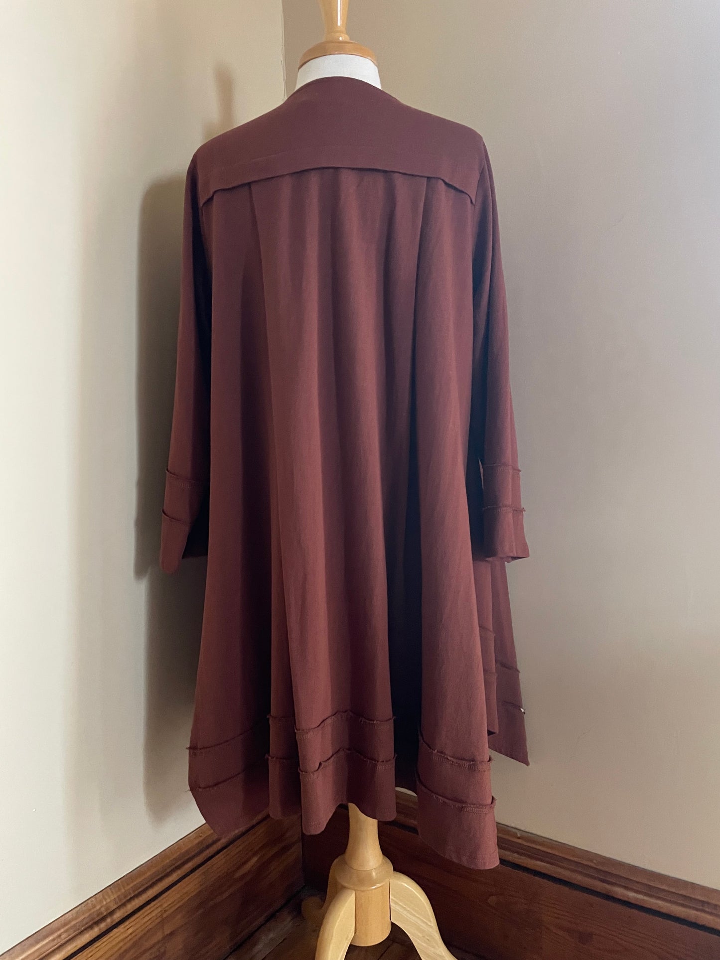 Button Cardigan- Umber