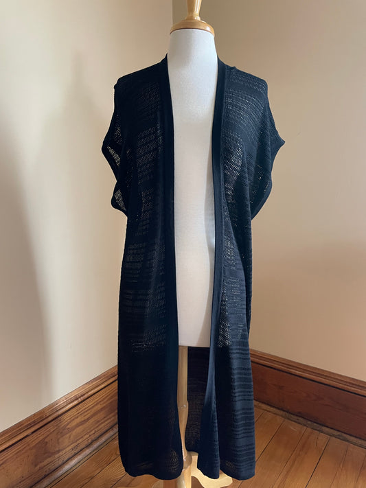 Crochet Cardigan - Black