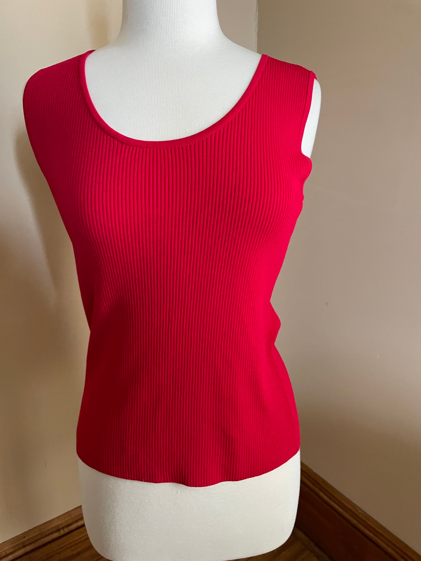 Red Shell Tank Top