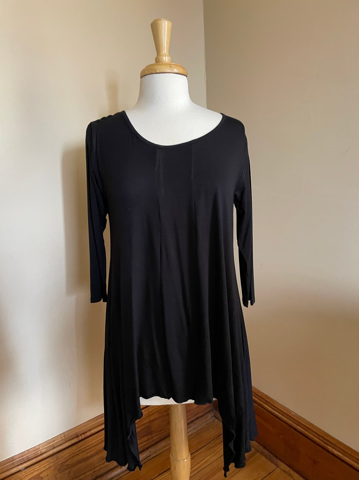 Assymetric Tunic- Black