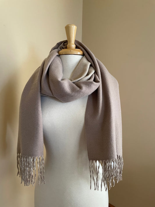 Reversible Scarf Beige