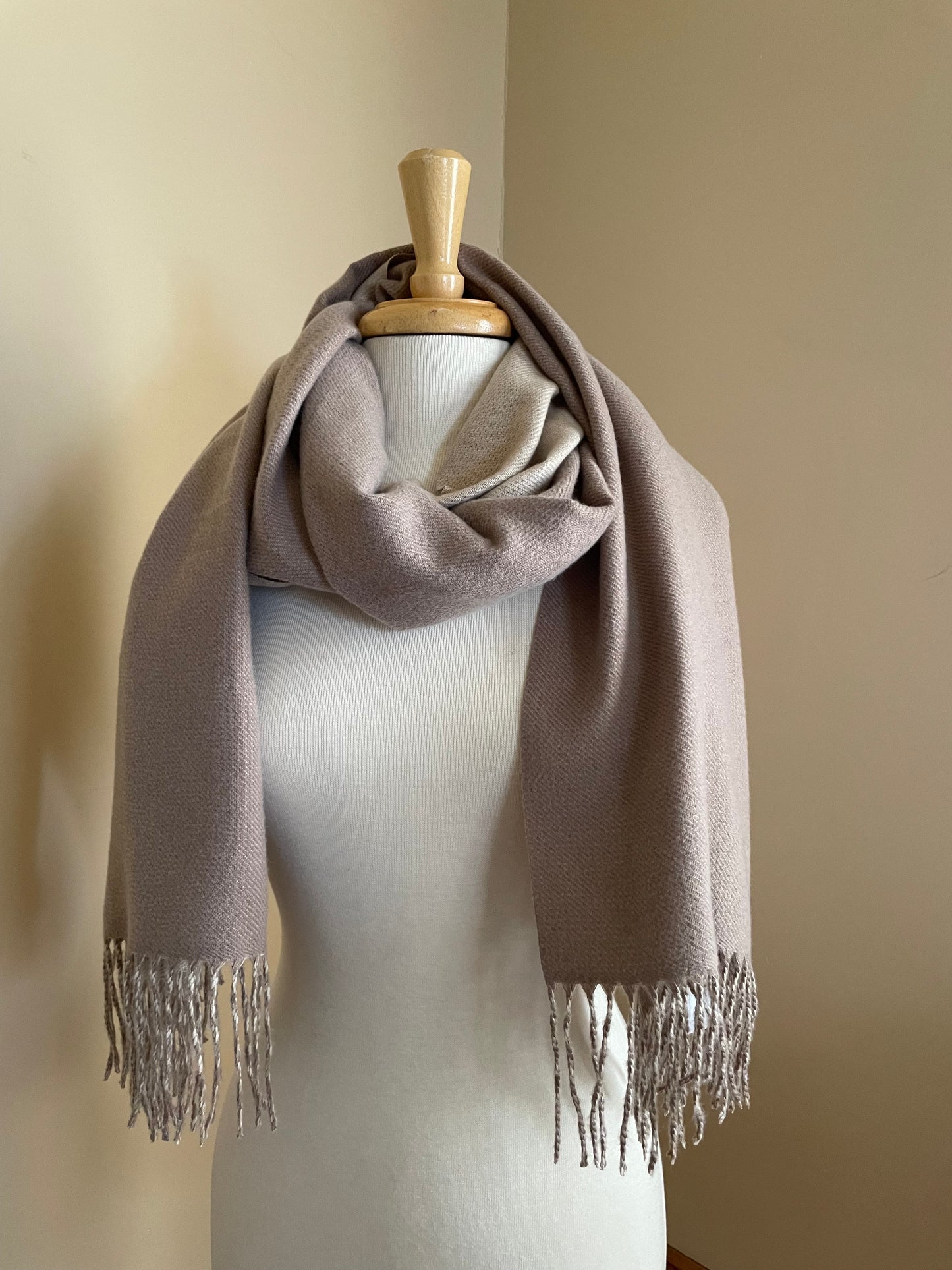 Reversible Scarf Beige