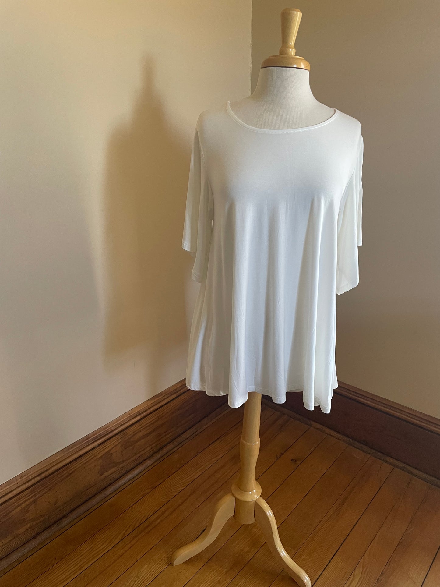 Short Sleeve Top - Ivory