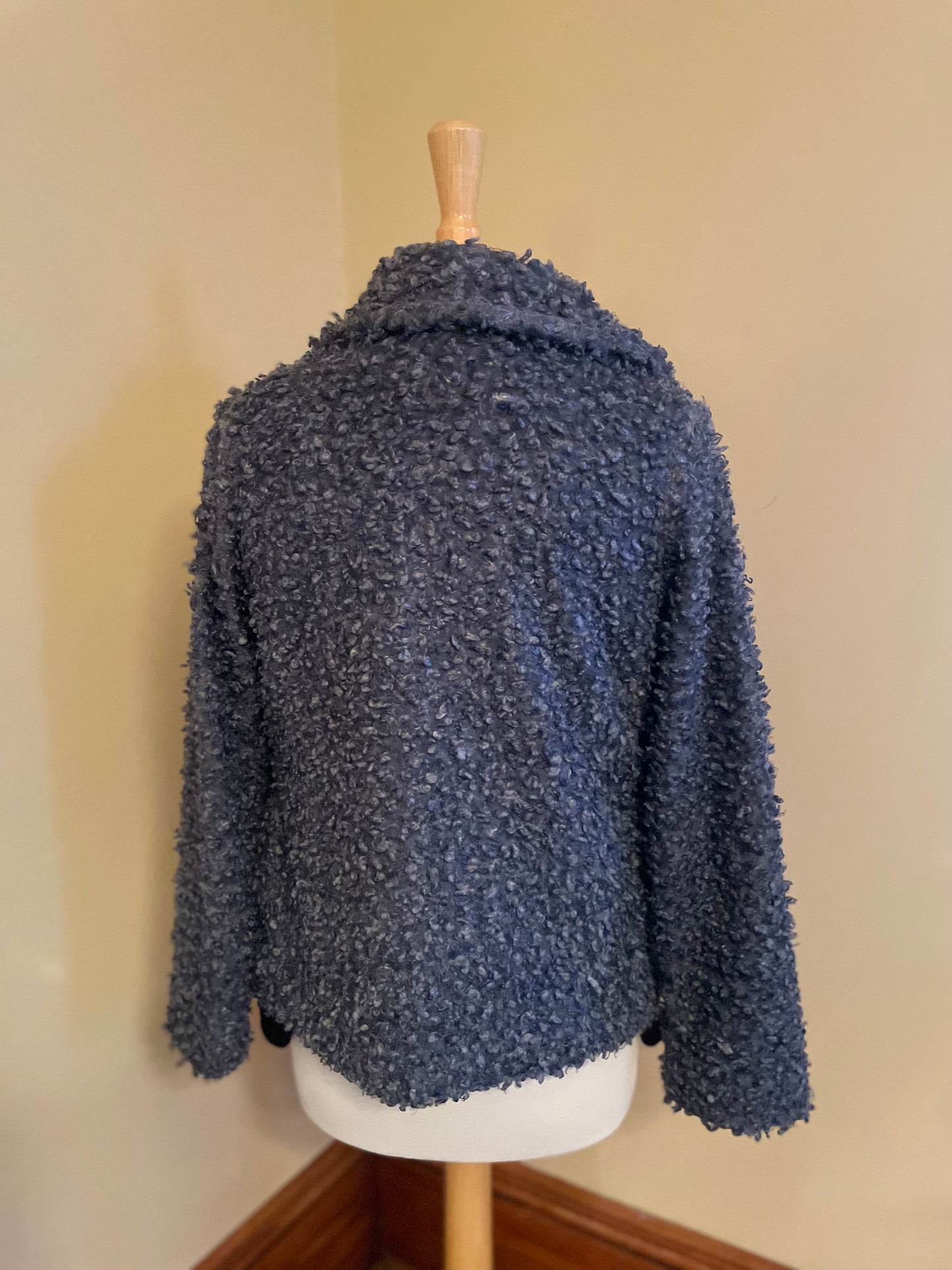 Boucle Jacket - Blue Gray