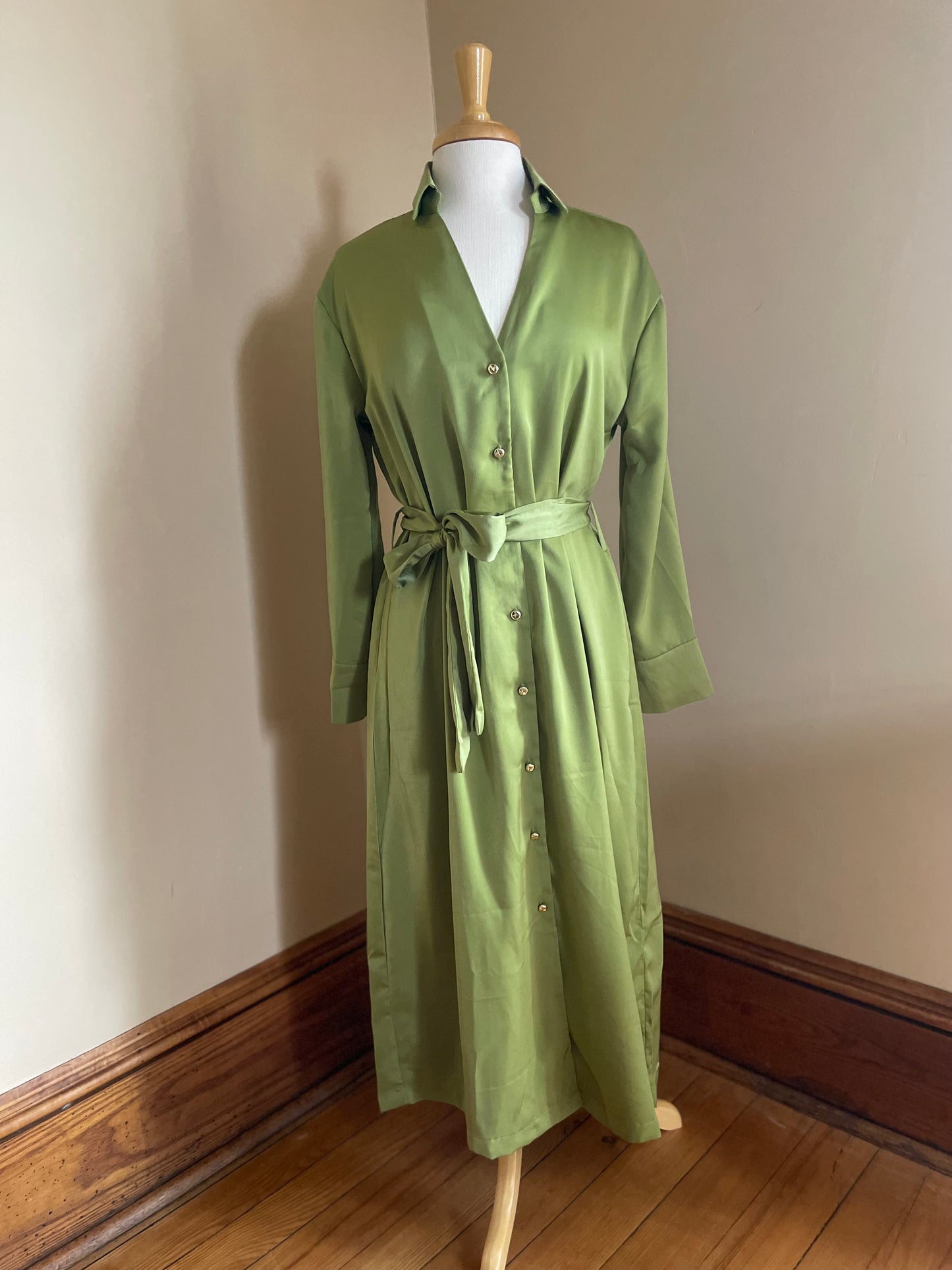 Dress Button Up - Pistachio