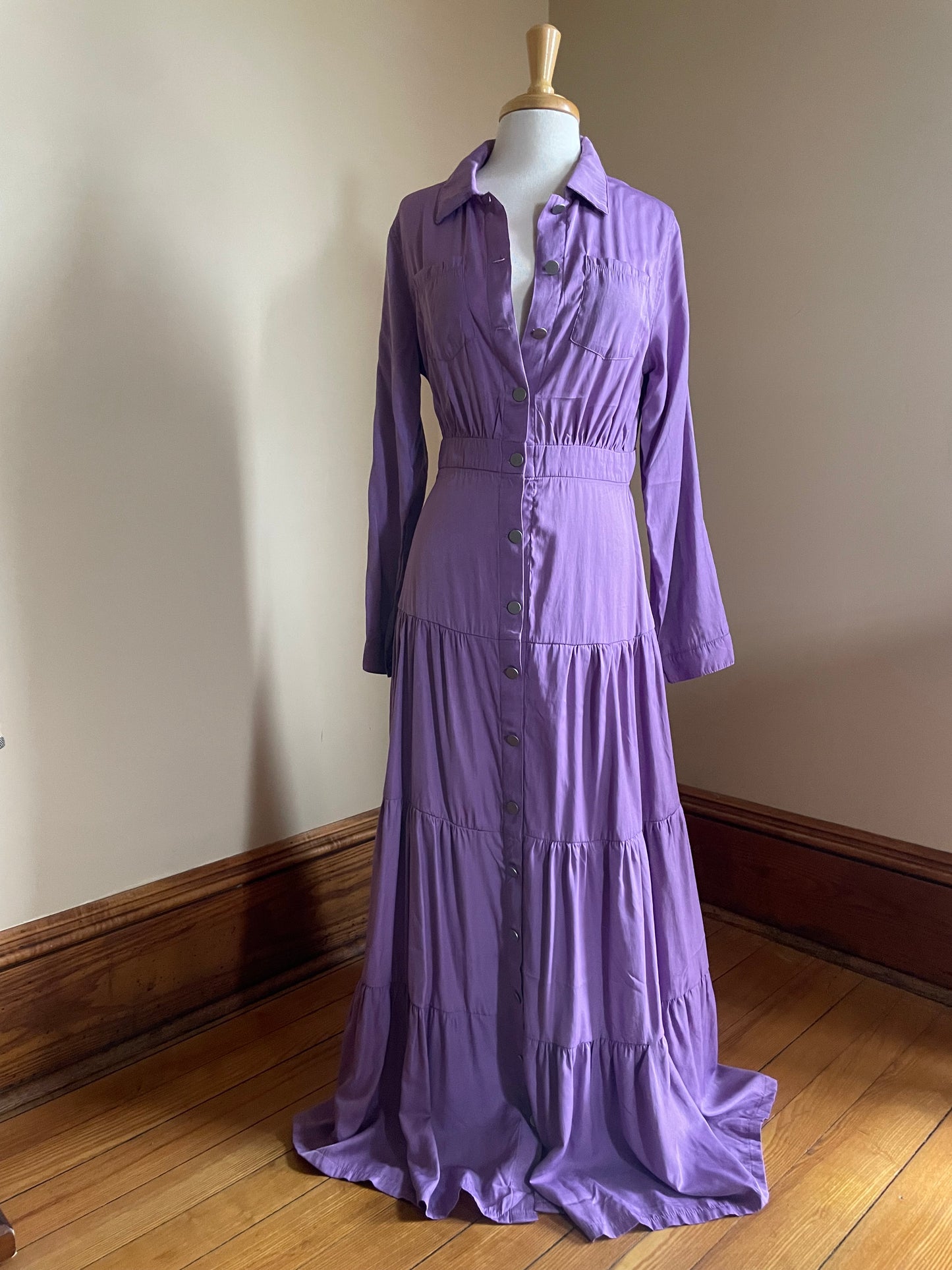 Tiered Dress - Lavender