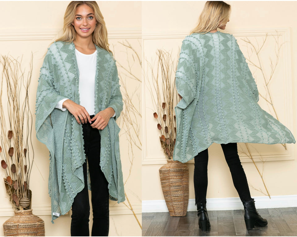 Gauze Cardigan- Green