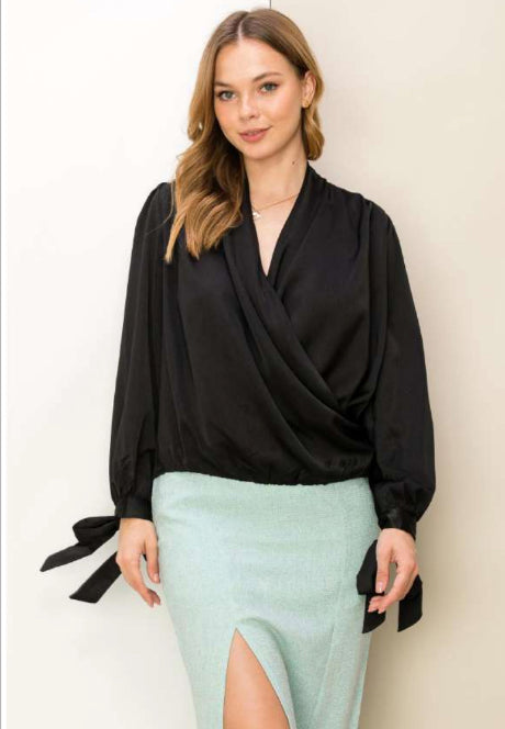 Long Sleeve Wrap Shirt