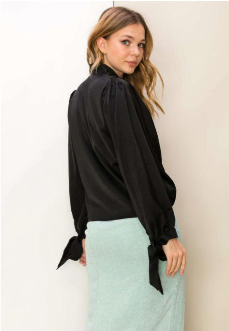 Long Sleeve Wrap Shirt