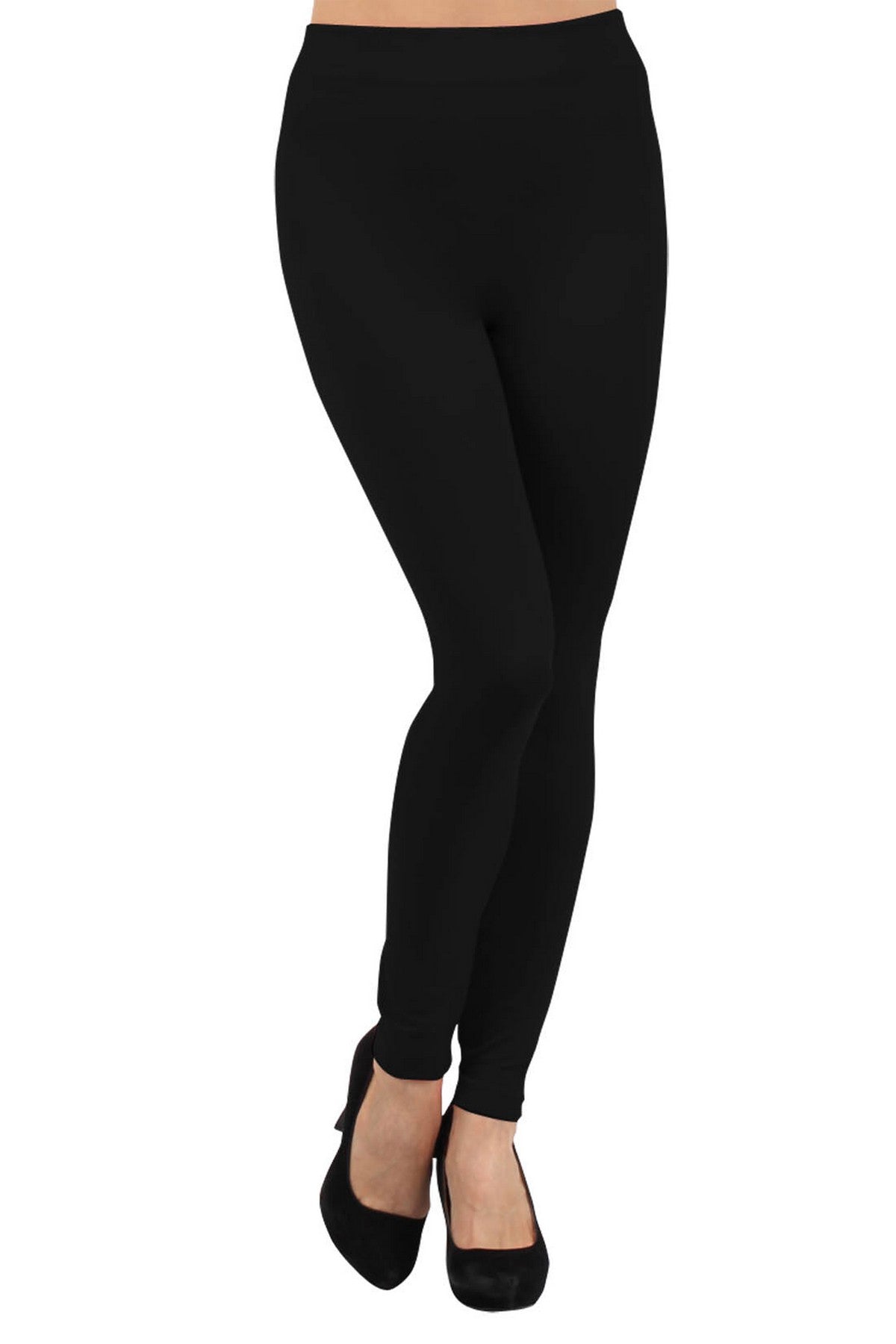 Fleece Leggings – Black