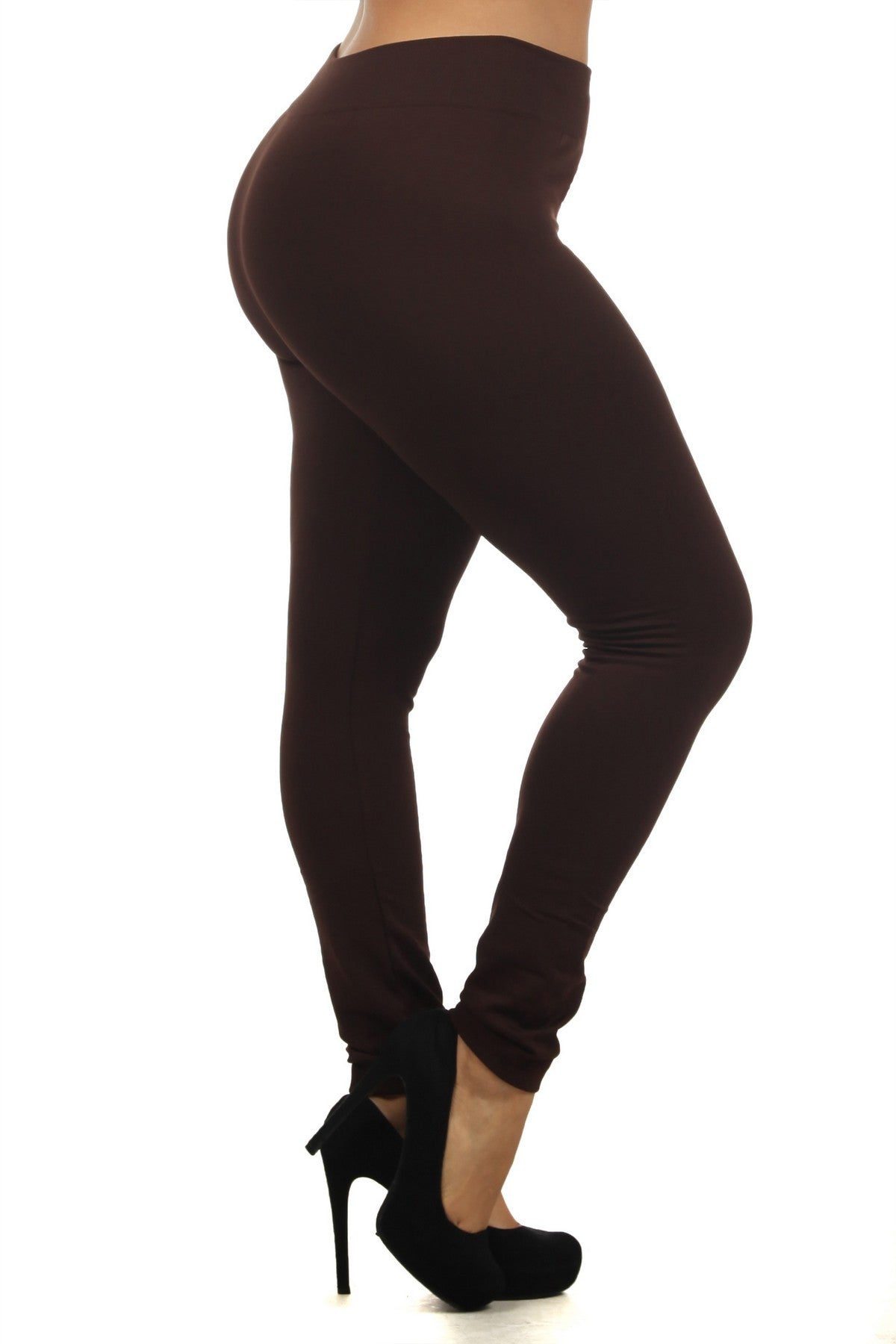 Fleece Leggings – Coffee