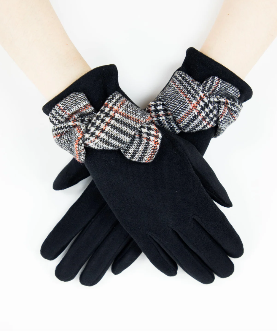 Twist Suede Gloves