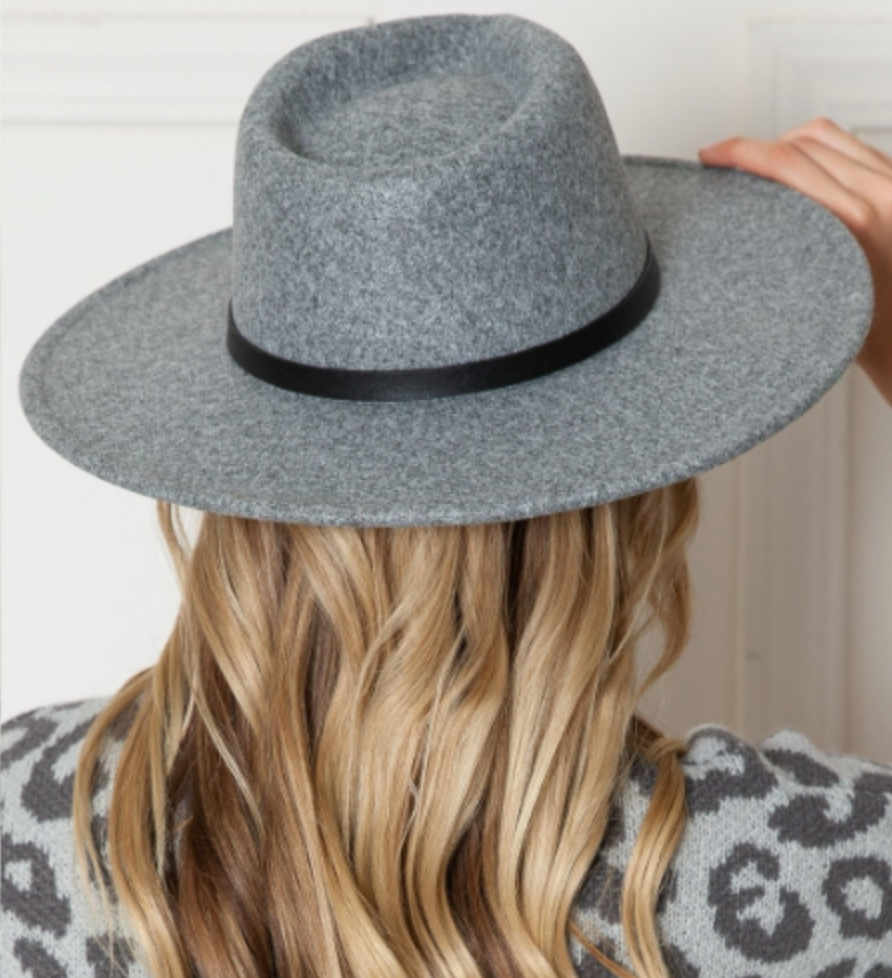 Sinatra Fedora Hat -Gray