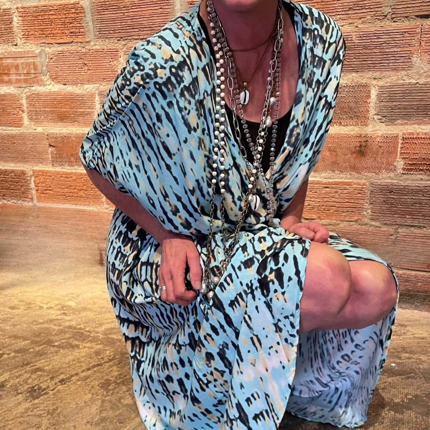 Boho Kimono Blue