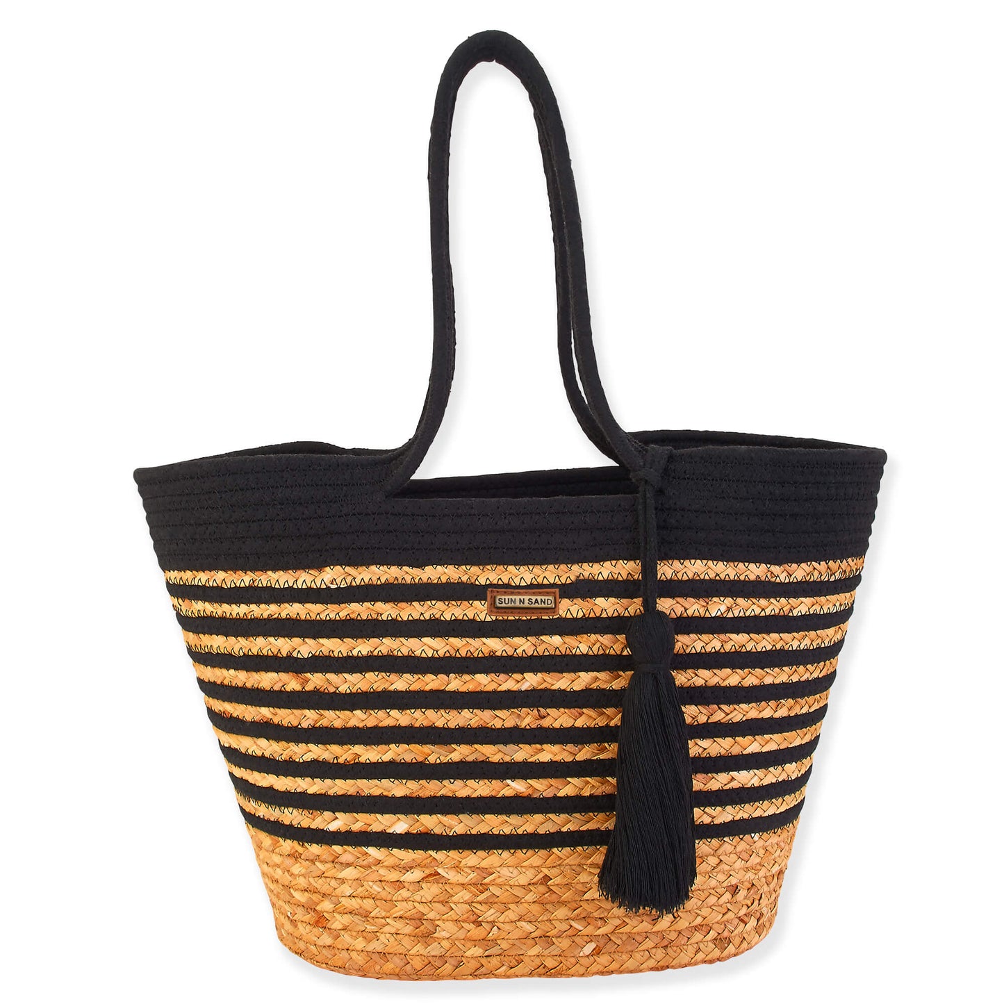 Natural Straw Shoulder Tote