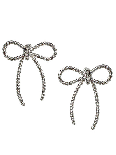 W400-28596R - Bow Post Earrings