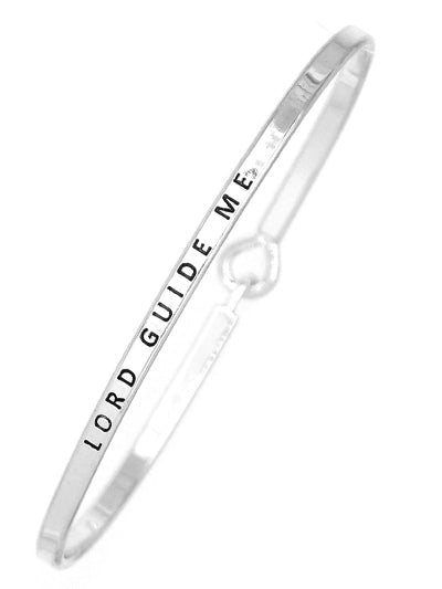 W400-BM7992ATS - Message Brass Bangle